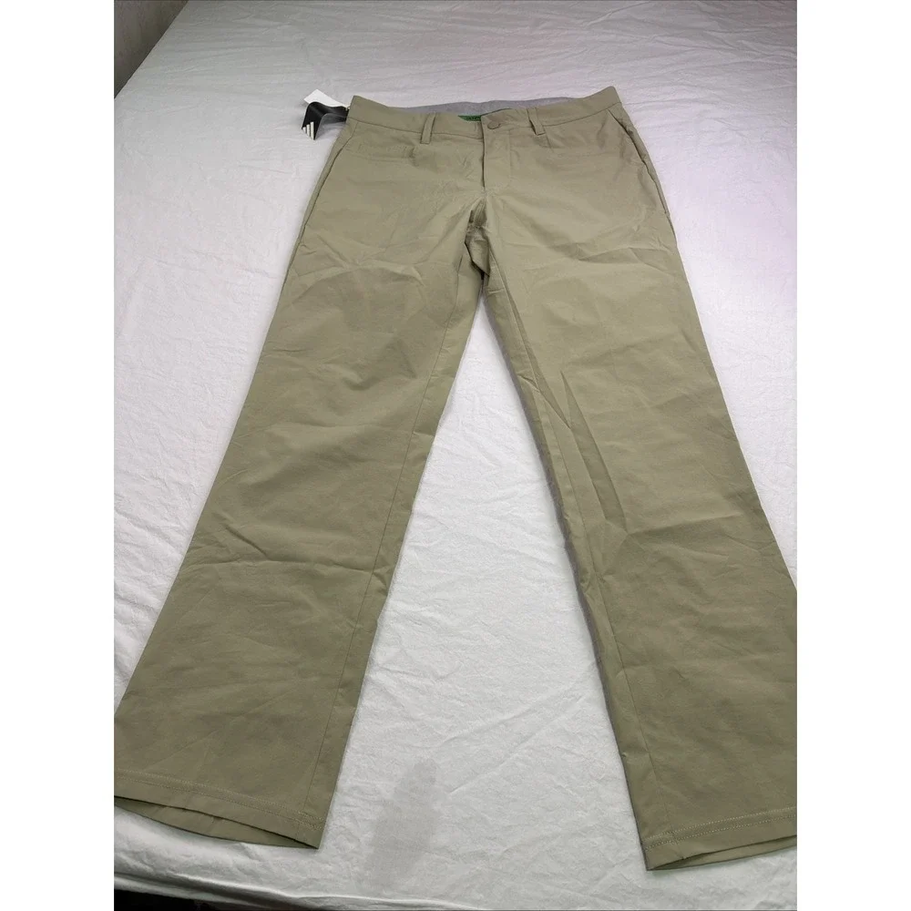 Adidas Mens 32x32 Ultimate 365 Golf Pants TAN Stretch Performance Athletic NWT